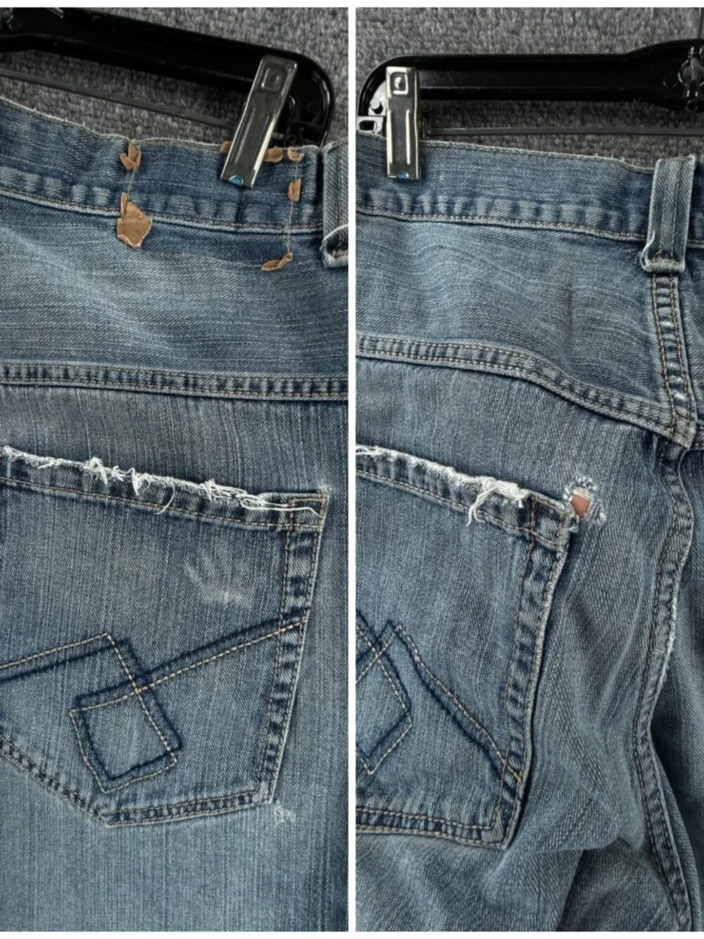 JNCO Premium Time Resistant Jean Shorts Men Blue Urban Y2K Cotton ACTL 34X12